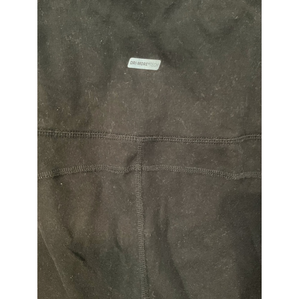 Athletic Works Legging Womens Medium Black Excellent Dri-More High Waisted - Picture 3 of 4